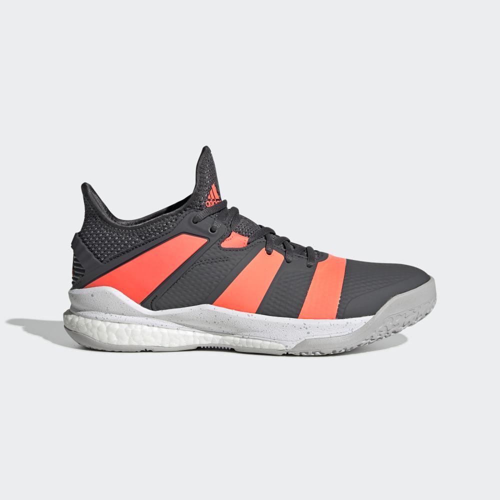 Adidasi Volei Adidas Stabil X Barbati Romania - Gri/Corai/Gri EH0843